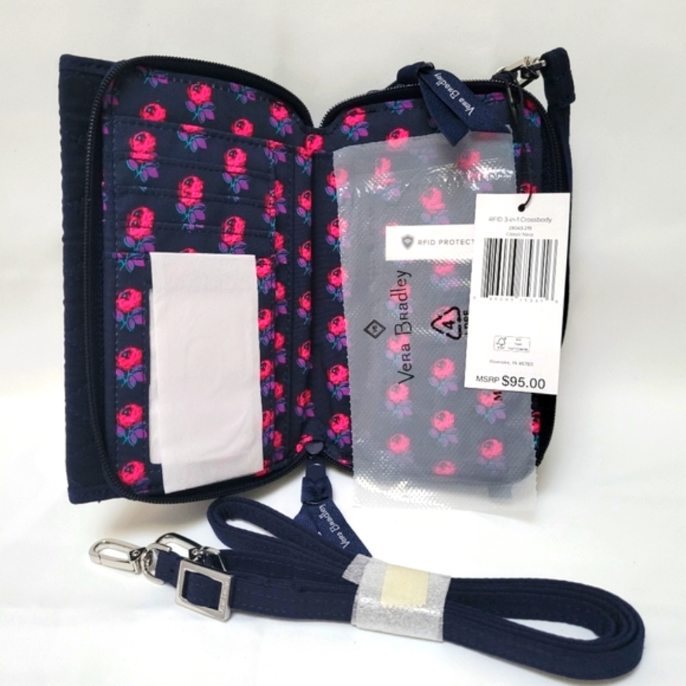 Vera Bradley RIFD All in One/3in1 Crossbody